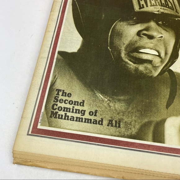 Vintage Rolling Stone Magazine Muhammad Ali March 18, 1971 Music Art History - Picture 2 of 5